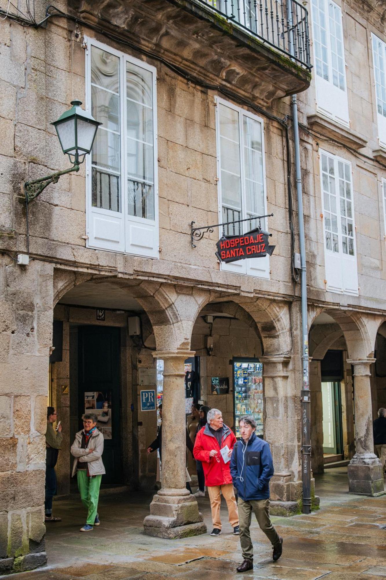 Hostal Santa Cruz Santiago de Compostela Eksteriør bilde